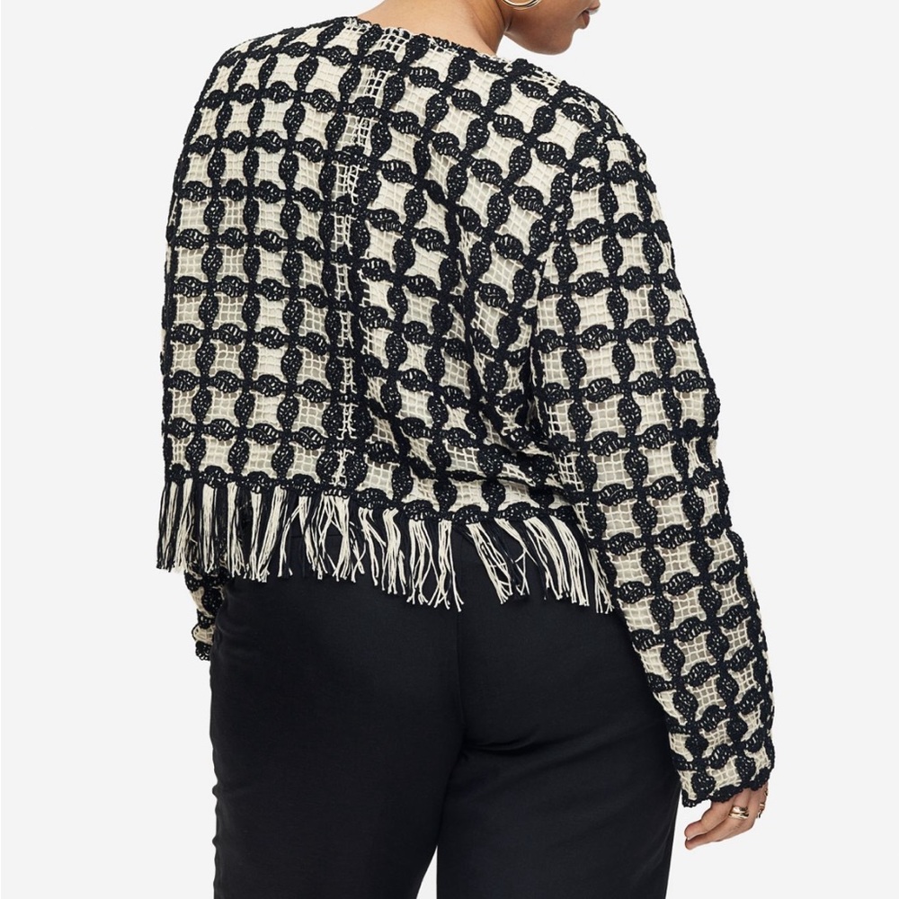 ❌SOLD: H&M Crochet Jacket - Picture 2 of 8